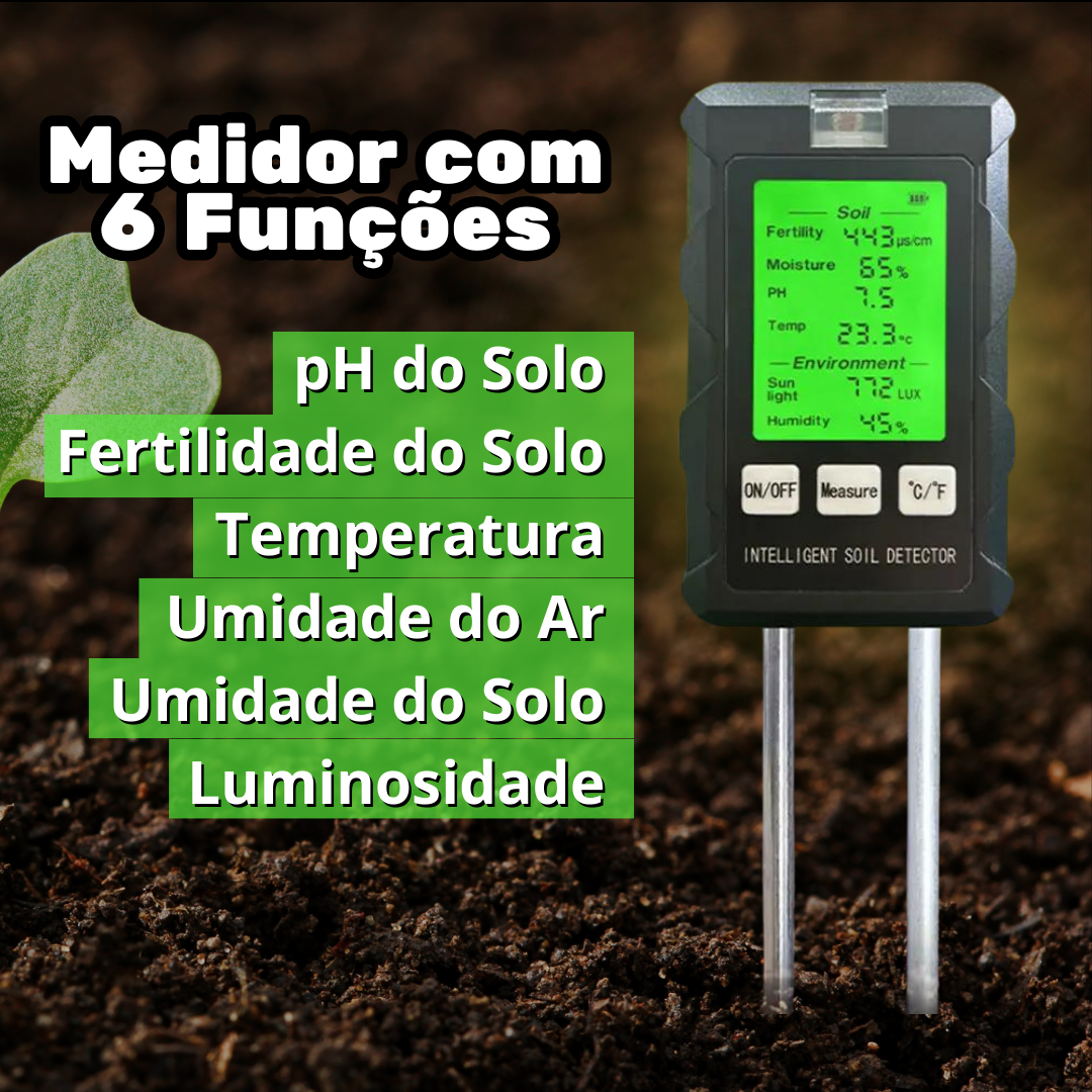 MEDIDOR DE FERTILIDADE DO SOLO