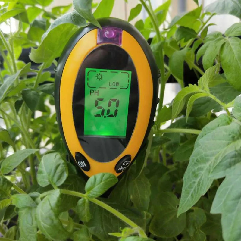 Medidor para Solo Agrícola - pH - Umidade - Temperatura - Luminosidade do Ambiente