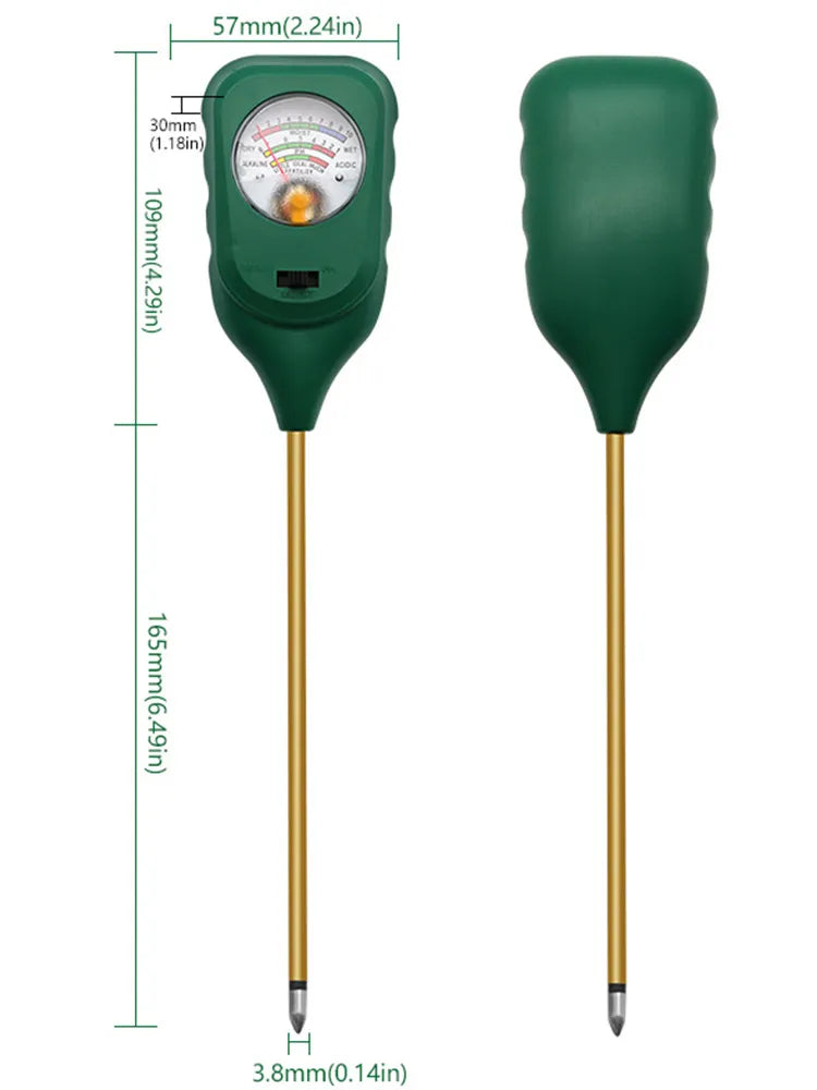 Medidor de PH, ALCALINIDADE, UMIDADE para Solo